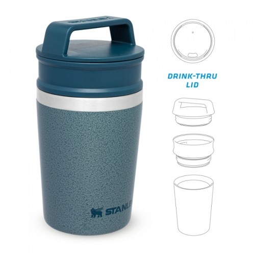 Stanley Термокружка The Shortstack Travel Mug Adventure 0.23L голубой image 4