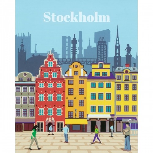 Paint by Numbers Set Ravensburger Stockholm image 4