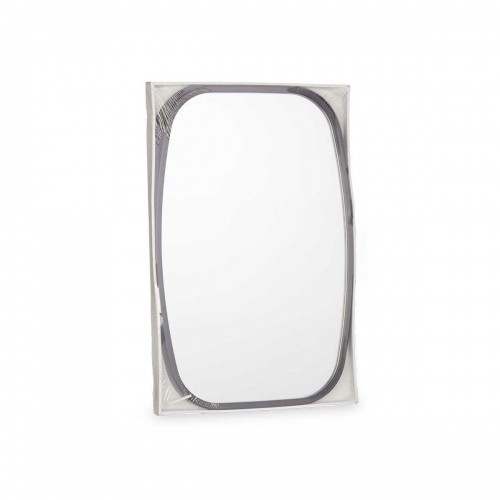 Gift Decor Sienas spogulis Melns Stikls Mākslīga Āda 43 x 65 x 3 cm (4 gb.) image 4