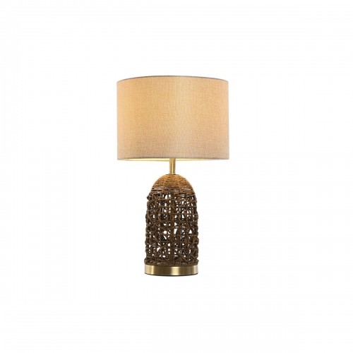 Desk lamp Home ESPRIT Brown Beige Golden 50 W 220 V 33 x 33 x 56 cm image 4