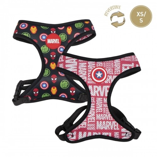 Dog Harness Marvel Reversible Red XS image 4