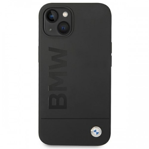 Etui BMW BMHMP14MSLBLBK iPhone 14 Plus 6,7" czarny|black hardcase Silicone Signature Logo Magsafe image 4