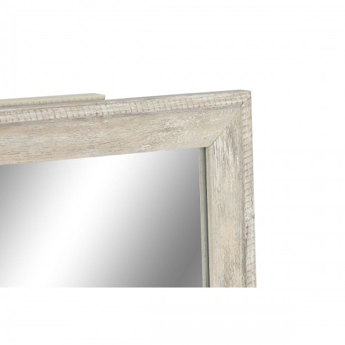 Wall mirror Home ESPRIT White Brown Beige Grey Cream Crystal polystyrene 66 x 2 x 92 cm (4 Units) image 4