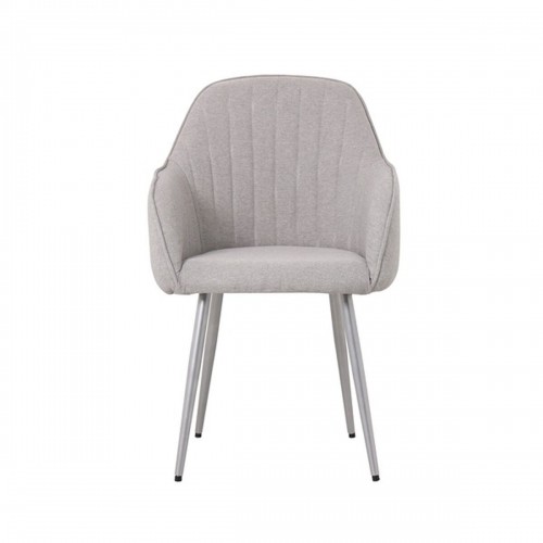 Chair Home ESPRIT Grey Silver 55 x 55,5 x 88 cm image 4