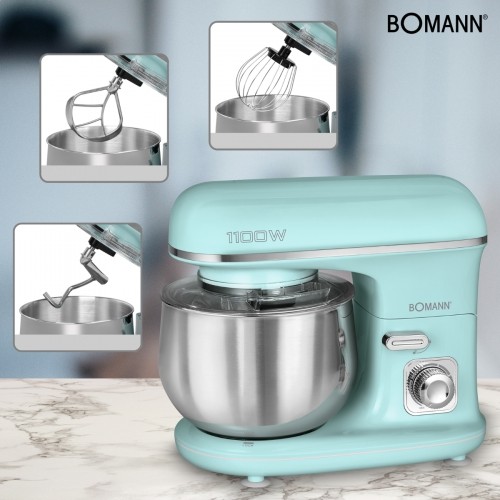 Kneading machine 5 L Bomann KM6030CBM mint green image 4