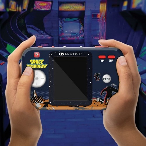 Pārnēsājama Spēļu Konsole My Arcade Pocket Player PRO - Space Invaders Retro Games image 4