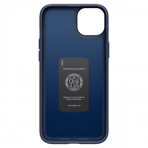 Apple Spigen Thin Fit case for iPhone 15 - blue image 4
