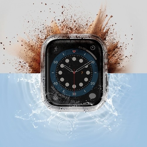 UNIQ etui Nautic Apple Watch Series 7|8 41mm przezroczysty|dove clear image 4