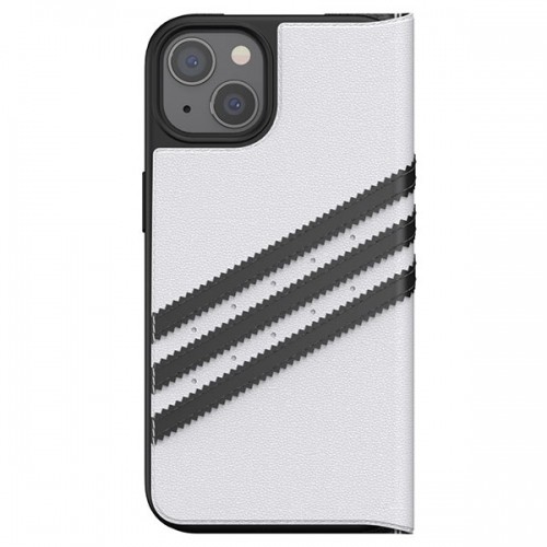 Adidas OR Booklet Case PU iPhone 13 6,1" czarno biały|black white 47092 image 4