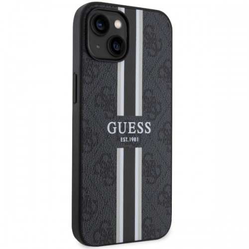 Guess GUHMP14MP4RPSK iPhone 14 Plus 6,7" czarny|black hardcase 4G Printed Stripes MagSafe image 4