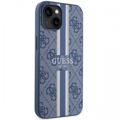 Guess GUHMP14MP4RPSB iPhone 14 Plus 6,7" niebieski|blue hardcase 4G Printed Stripes MagSafe image 4