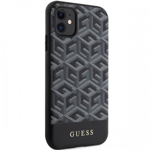 Guess PU G Cube MagSafe Compatible Case for iPhone 11 Black image 4