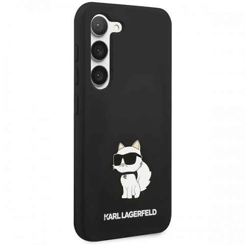 Karl Lagerfeld KLHCS23SSNCHBCK S23 S911 hardcase czarny|black Silicone Choupette image 4