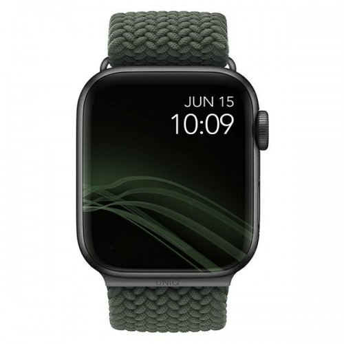 UNIQ pasek Aspen Apple Watch 44|42|45|49 mm Series 4|5|6|7|8|SE|SE2|Ultra Braided zielony|cypress green image 4