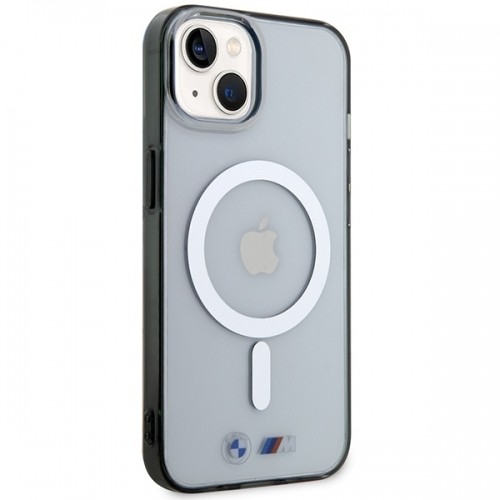 Etui BMW BMHMP14MHCRS iPhone 14 Plus 6.7" transparent hardcase Silver Ring MagSafe image 4