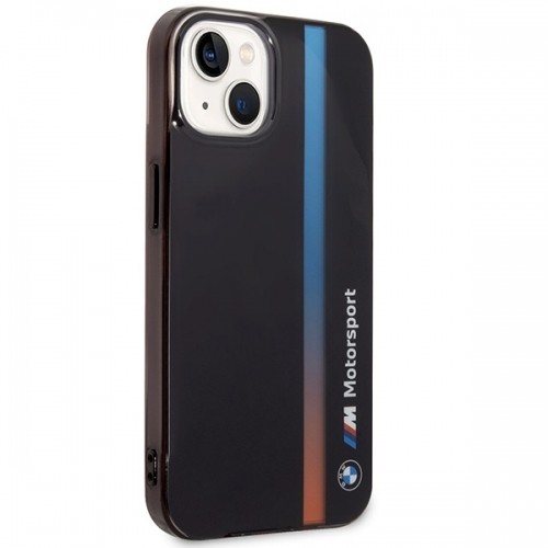 Etui BMW BMHCP14S22HVGV iPhone 14 6.1" czarny|black IML Tricolor Stripe image 4