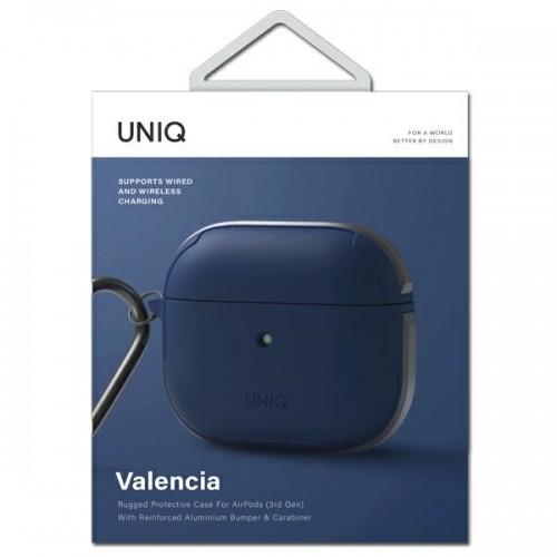 UNIQ etui Valencia AirPods 3 niebieski|blue Antimicrobial image 4