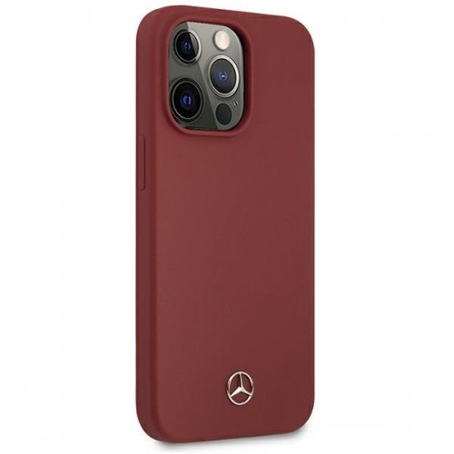 Mercedes MEHCP13XSILRE iPhone 13 Pro Max 6,7" czerwony|red hardcase Silicone Line image 4