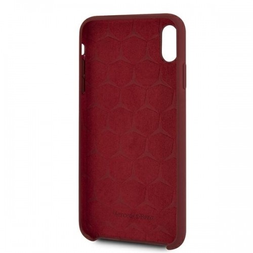 Mercedes MEHCI65SILRE iPhone Xs Max czerwony|red hardcase Silicone Line image 4