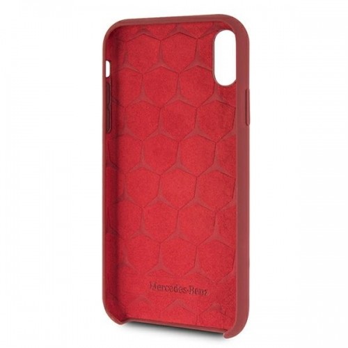 Mercedes MEHCI61SILRE iPhone Xr czerwony|red hardcase Silicone Line image 4