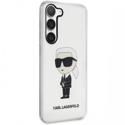 Karl Lagerfeld KLHCS23SHNIKTCT S23 S911 transparent hardcase Ikonik Karl Lagerfeld image 4