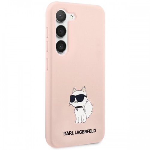 Karl Lagerfeld KLHCS23MSNCHBCP S23+ S916 hardcase różowy|pink Silicone Choupette image 4