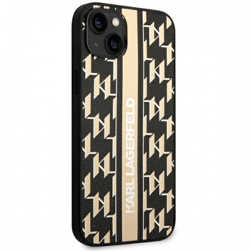 Karl Lagerfeld KLHCP14MPGKLSKW iPhone 14 Plus 6,7" hardcase brązowy|brown Monogram Stripe image 4