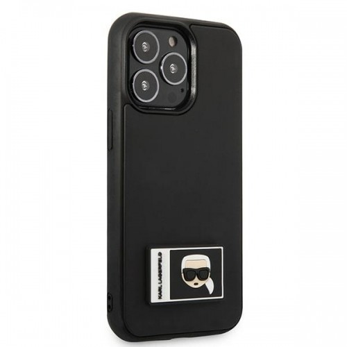Karl Lagerfeld KLHCP13X3DKPK iPhone 13 Pro Max 6,7" czarny|black hardcase Ikonik Patch image 4