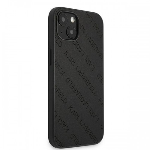 Karl Lagerfeld KLHCP13SPTLK iPhone 13 mini 5,4" hardcase czarny|black Perforated Allover image 4