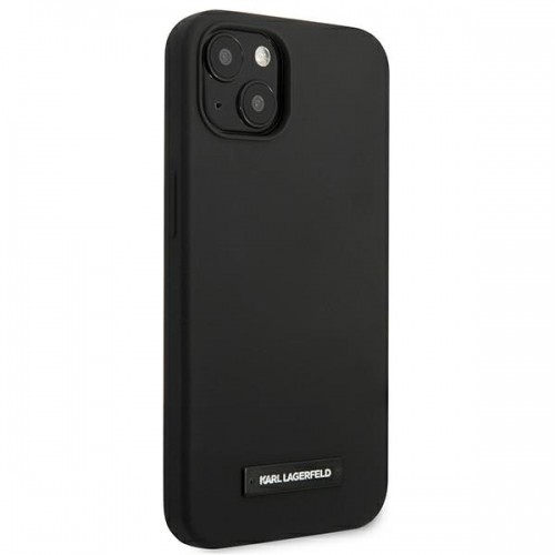 Karl Lagerfeld KLHCP13MSLMP1K iPhone 13 6,1" hardcase czarny|black Silicone Plaque image 4