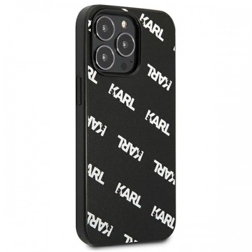 Karl Lagerfeld KLHCP13LPULMBK3 iPhone 13 Pro | 13 6,1" hardcase czarny|black Allover image 4