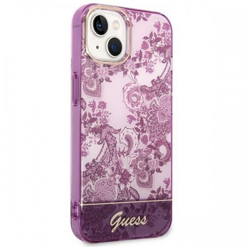 Guess GUHCP14MHGPLHF iPhone 14 Plus 6,7" fuksja|fuschia hardcase Porcelain Collection image 4