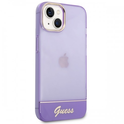 Guess GUHCP14MHGCOU iPhone 14 Plus 6,7" fioletowy|purple hardcase Translucent image 4