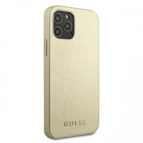 Guess GUHCP12LIGLGO iPhone 12 Pro Max 6,7" złoty|gold hardcase Iridescent image 4