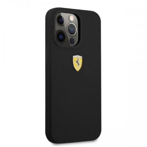 Ferrari FESSIHMP13XBK iPhone 13 Pro Max 6,7" czarny|black hardcase Silicone MagSafe image 4