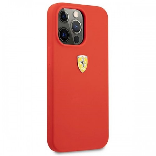 Ferrari FESSIHCP13XRE iPhone 13 Pro Max 6,7" czerwony|red hardcase Silicone image 4