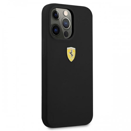 Ferrari FESSIHCP13LBK iPhone 13 Pro | 13 6,1" czarny|black hardcase Silicone image 4