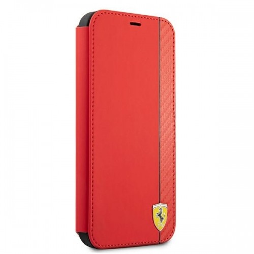 Ferrari FESAXFLBKP13XRE iPhone 13 Pro Max czerwony|red book On Track Carbon Stripe image 4