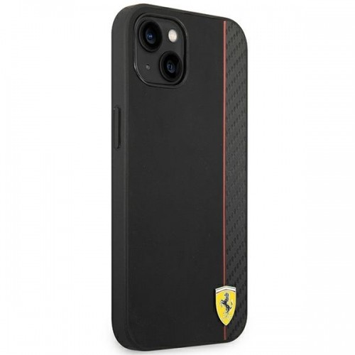 Ferrari FEHCP14SAXBK iPhone 14 6,1" czarny|black hardcase Carbon image 4