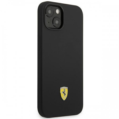 Ferrari FEHCP14MSIBBK iPhone 14 Plus 6,7" czarny|black hardcase Silicone Metal Logo image 4
