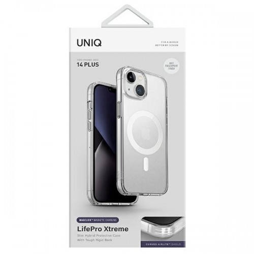 UNIQ etui LifePro Xtreme iPhone 14 Plus 6,7" Magclick Charging przeźroczysty|frost clear image 4