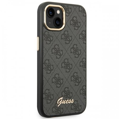 Guess PC|TPU 4G Metal Camera Outline Case for iPhone 14 Black image 4