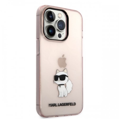 Karl Lagerfeld IML Choupette NFT Case for iPhone 14 Pro Pink image 4