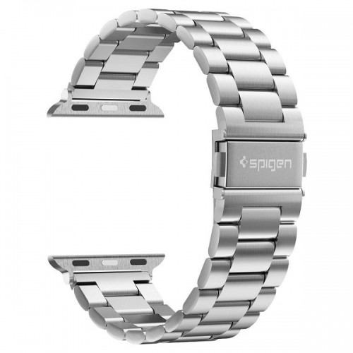 Spigen Modern Fit Band for Apple Watch  4 | 5 | 6 | 7 | SE 42 | 44 | 45 mm silver image 4