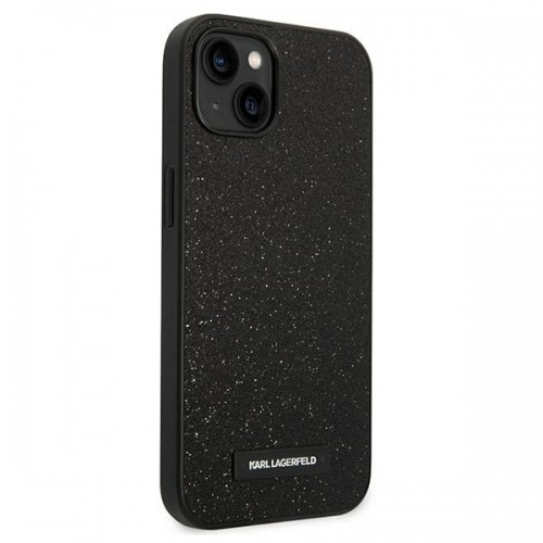 Karl Lagerfeld Glitter Plague Case for iPhone 14 Plus Black image 4