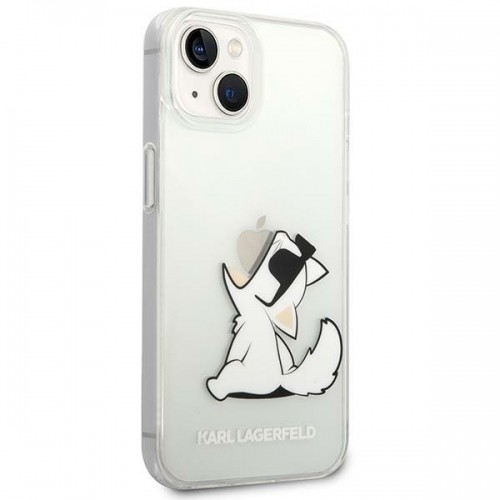 Karl Lagerfeld PC|TPU Choupette Eat Case for iPhone 14 Plus Transparent image 4