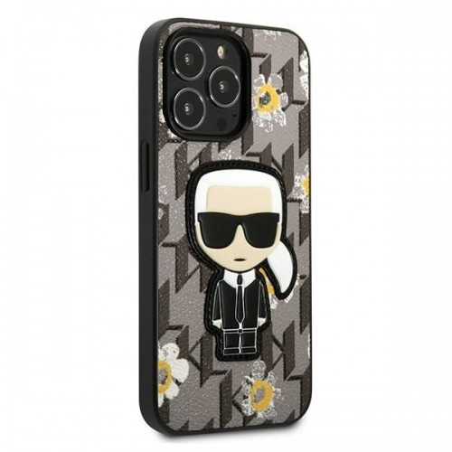 Karl Lagerfeld Ikonik Flower Case for iPhone 13 Pro Grey image 4