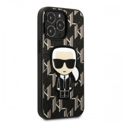 Karl Lagerfeld Monogram Ikonik Case for iPhone 13 Pro Black image 4
