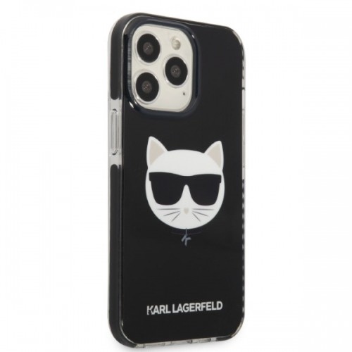 Karl Lagerfeld TPE Choupette Head Case for iPhone 13 Pro Max Black image 4
