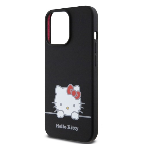 Hello Kitty Liquid Silicone Daydreaming Logo Case for iPhone 13 Pro Black image 4